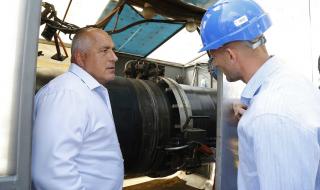 Борисов инспектира газопровода за Турция: Вижда се разликата с "Южен поток"