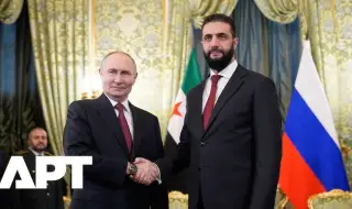 Путин посреща в Кремъл временния сирийски президент Ахмед ал-Шараа
