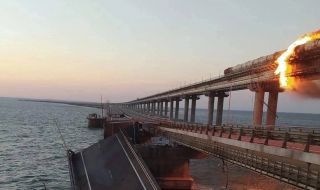 Руски вестник: Бомбата, която разтърси Кримския мост, е заложена в България