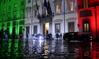 Италия избегна кризата, Драги състави правителство
