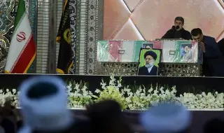 Погребаха Ебрахим Раиси в свещения град Машхад (СНИМКИ)
