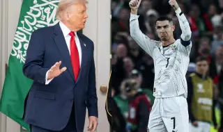 Президентът на САЩ „скри“ топката на Роналдо (ВИДЕО)