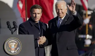 Emmanuel Macron: Joe Biden has shown tremendous courage 