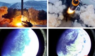 Пхенян се похвали със снимки от космоса, направени по време на ракетно изпитание