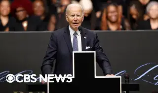 Байдън се появи на погребението на Джеси Джексън: Забравих за Путин и Си повече, отколкото хората знаят за тях ВИДЕО