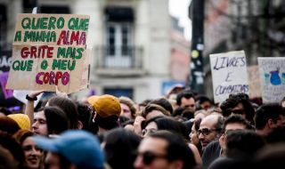 Голям протест в Лисабон