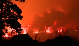 Поне 10 загинали при пожар във военен склад в Русия