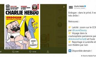 “Шарли Ебдо“ окарикатури Ердоган, той е бесен