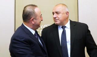 Топла среща между Борисов и Мевлют Чавушоглу ВИДЕО+СНИМКИ