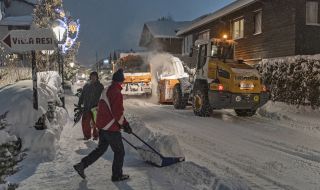Голям сняг в Австрия