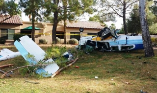 Двама в болница. Самолет се разби в Аризона