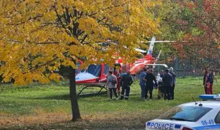 A medical helicopter evacuated a nurse from Vratsa 