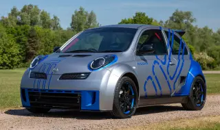 Nissan показа Micra с 300 к.с. и средноразположен двигател