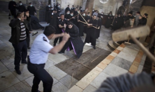 Православно „шао лин“ в църква във Витлеем (видео)