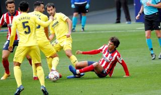 Виляреал изпусна да победи слаб Атлетико Мадрид