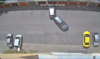 Абсурдна ситуация с шофьорка на BMW на празен паркинг удиви мрежата (СНИМКИ)