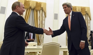 Путин и Кери: Ще мачкаме терористите