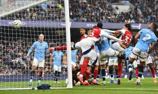 City equalized against Arsenal in the last second of the big derby in the Premier League 