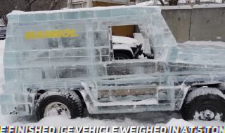 Руснаци направиха ледена G-Klasse от УАЗ-ка (ВИДЕО) 