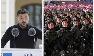 Зеленски заяви, че Украйна е била атакувана от "московските негодници и лудия режим в Северна Корея"