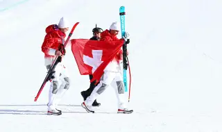Швейцария триумфира в отборната алпийска комбинация на Олимпиадата в Милано и Кортина д’Ампецо