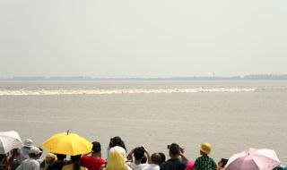 "Сребърен дракон": Уникален феномен се появи в китайска река (ВИДЕО)  