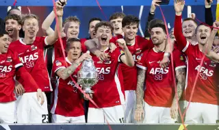 АЗ Алкмаар вдигна Купата на Нидерландия след впечатляваща победа