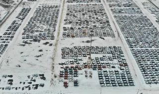 Пристанище "Черноморск" е пълно с корейски автомобили
