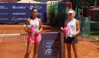 17-годишна българка спечели първия си тенис турнир при жените в Букурещ