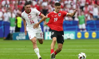 Австрия надделя над Полша и взе първи три точки на ЕВРО 2024