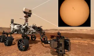Марсоходът Mars Perseverence на НАСА откри огромно слънчево петно, очаква се силно слънчево изригване