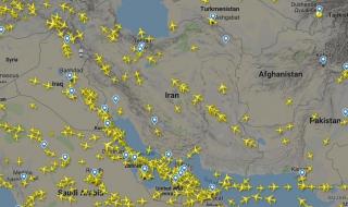 Авиокомпании прекратяват полети над част от Иран