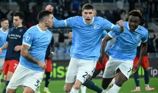 В шоу с пет гола: Лацио измъкна победата над Дженоа в стотната минута 