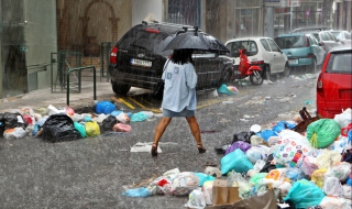 Бедствие с боклука в Атина