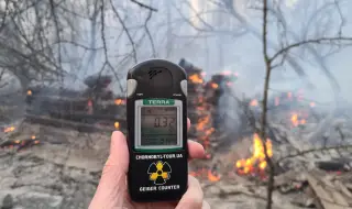 Потушиха огромен пожар в Чернобилската забранена зона