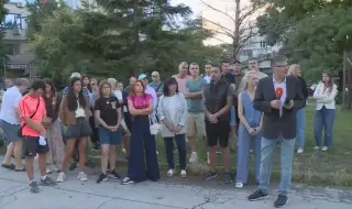 Жители на варненския квартал „Чайка“ протестират срещу строеж между блокове