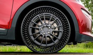 Нова автомобилна гума, която не се надува и не може да се спука