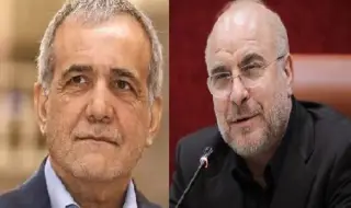 Pezeshkian and Ghalibaf: There is no division in the leadership and people of Iran, united we will win!  