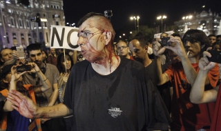 Сблъсъци с полицията на анти-правителствен протест в Испания