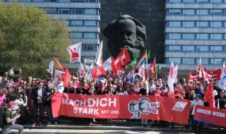 В Германия поискаха оставката на Мерц, над 360 000 души участваха в демонстрации за Първи май