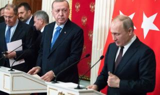 Путин и Ердоган с разговор на върха