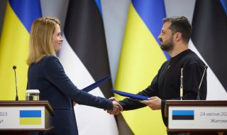 Премиерът на Естония посети Буча