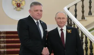 Фицо пред Путин: Опитаха да ме спрат детински за Москва. Готвим вето върху забраната на руски енергийни ресурси в ЕС