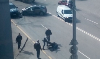 Ново видео от побоя на бул. "Черни връх" (Видео)