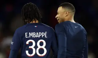 Братът на Килиан Мбапе дебютира за ПСЖ в Лига 1