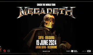 MEGADETH идват за турнето си Crush The World Tour на 15 юни в София