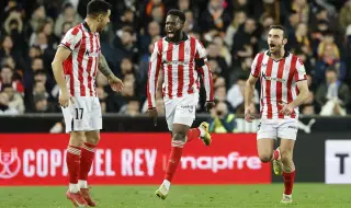 Атлетик Билбао триумфира на "Местая" и се класира за полуфиналите на Купата на Краля