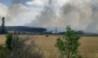 Пожар над Асеновград, затвориха Околовръстното