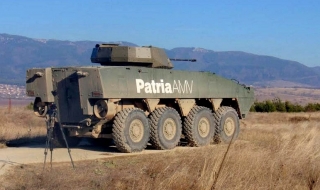 Демонстрираха финландска бойна машина Patria AMV
