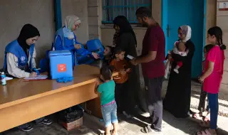 Israeli bombardment hampers polio vaccination campaign in northern Gaza 